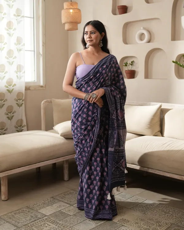Purple_Cotton_Butti_Dabu_Print_Mul_Saree_For_Women